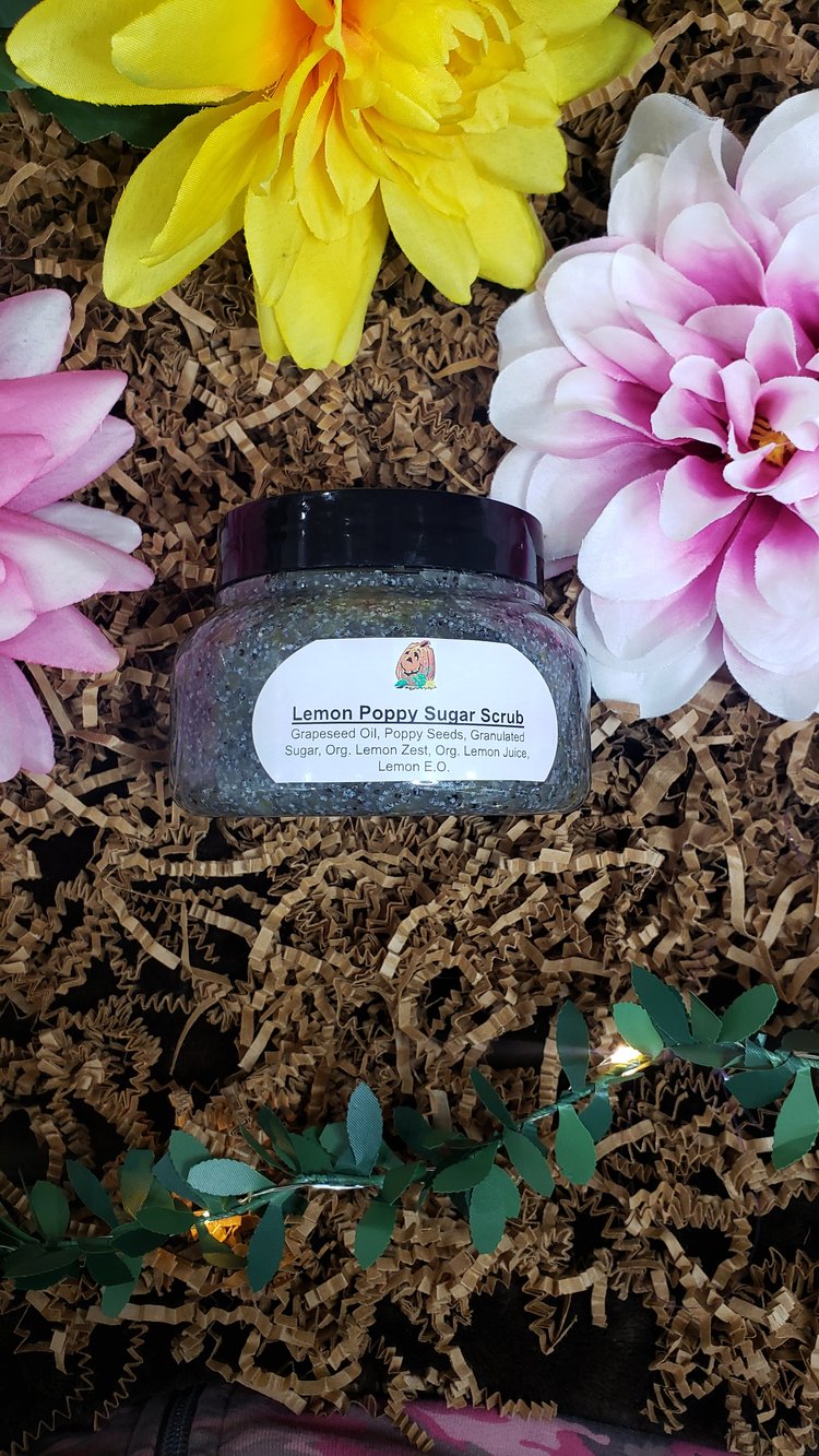 Lemon Poppy Sugar Scrub